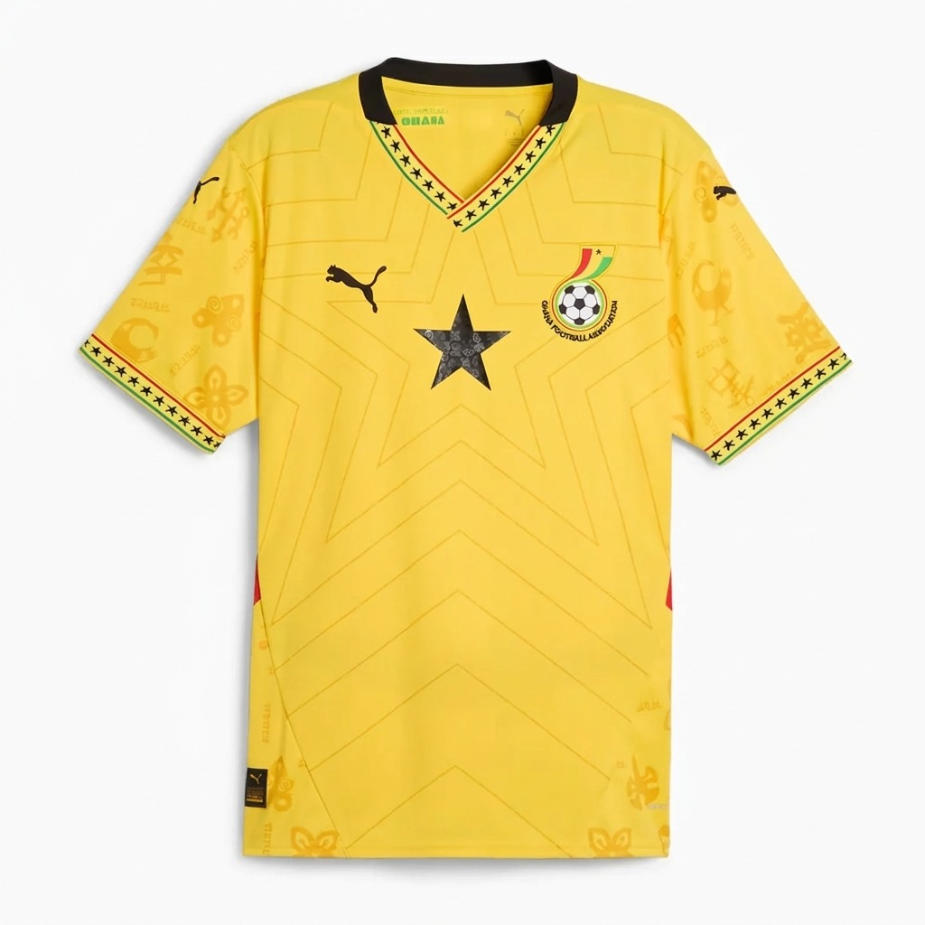 Ghana Home Jersey-front Ghana Home Jerseys Wholesale World Cup 2026 - MOQ 10 (Fan Version) (Copy) - Image 1